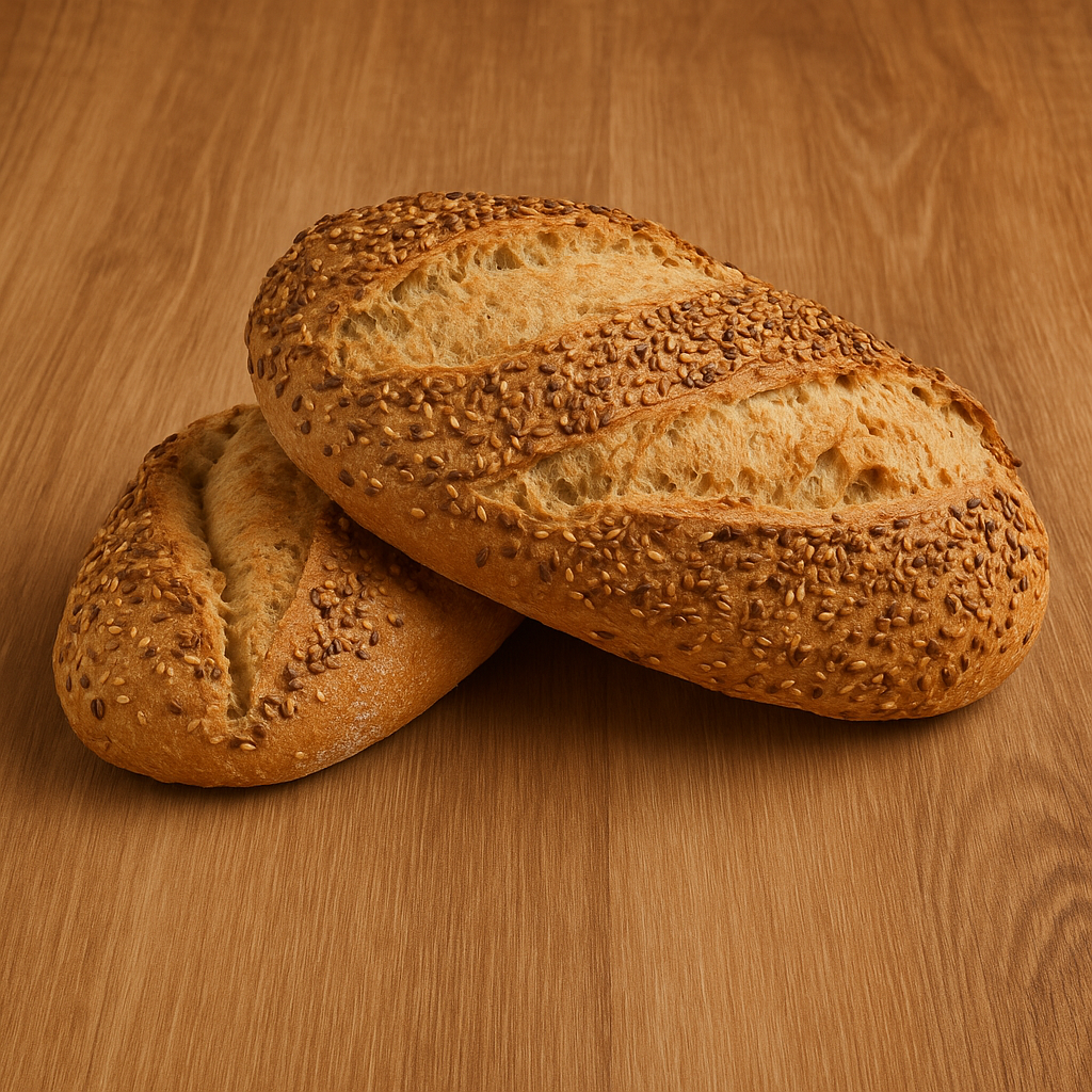 Pan rústico con semillas